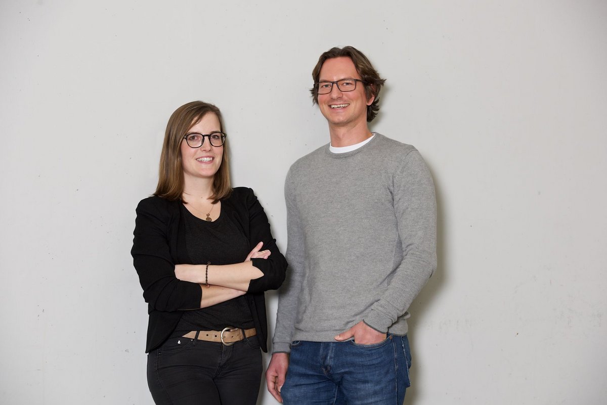 Dr Lena Wurmthaler and Dr Martin Gamerdinger. Copyright: University of Konstanz